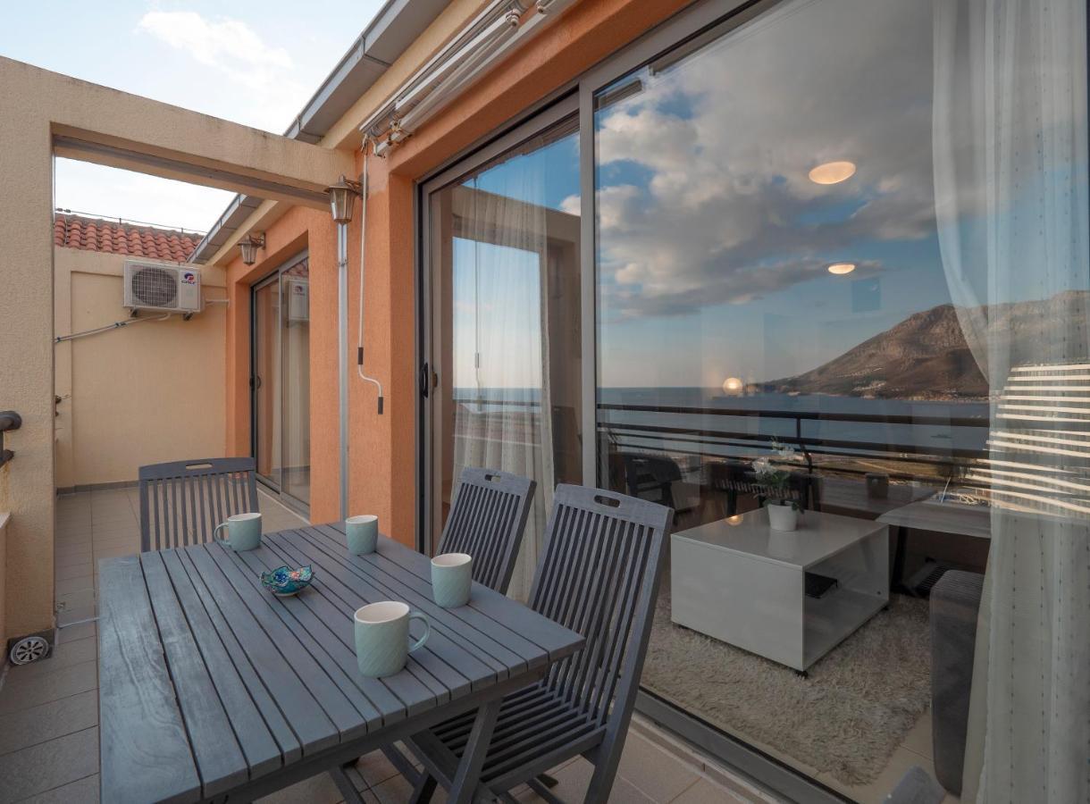 Sea View Two Bedroom Family Apartment With Pool - Sunset Ivanovici Bečići Zewnętrze zdjęcie